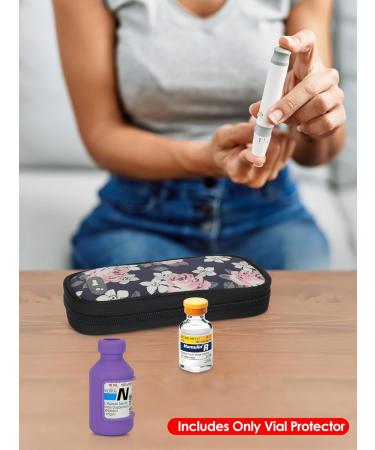 YOUSHARES Insulin Vial Cover - Durable Silicone Protector for 10ml Short Insulin Vials Soft & Flexible Diabetes Care Case (Purple) - International Shipping Available - Buy Online on GoSupps.com