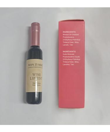 WENJLYJ 6 PCS Wine Lip Tint Wine Bottle Matte Lip Tint Stain Stick Long Lasting Waterproof&Moisturizing Velvet Liquid Lipstick Mini Cute Lip Gloss Set for Women 6p - Buy Online on GoSupps.com