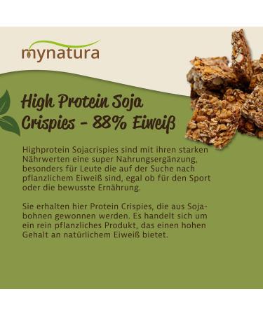 Mynatura Crispies de soja haute teneur en prot ines 88 % de prot ines prot ines v g taliennes prot ines v g tales prot ines de soja prot ines de soja v g taliennes 2 x 1000 g - Buy Online on GoSupps.com