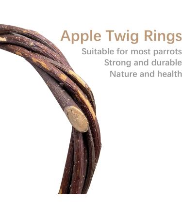 LIMIO 7 PCS Bird Parrot Swing Chewing Toys - Natural Wood Perch and Cage Toys for Small Parakeets, Cockatiels, Conures, Finches, Budgies, Parrots, Love Birds - Buy Online on GoSupps.com