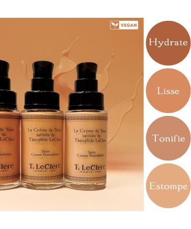 T. LeClerc T.LeClerc Satin Face Cream Foundation - Buy Online on GoSupps.com