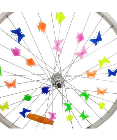 26 Piece Colorful Butterfly Fish Bike Spoke Beads - Decorate Your Bicycle Wheels! - Buy Online on GoSupps.com