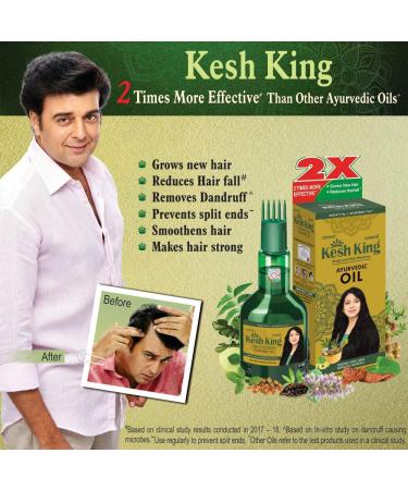 Kesh King Ayurvedic Medicinal Oil - 120ml | Authentic Indian Hair Oil | Ship Worldwide - Buy Online on GoSupps.com