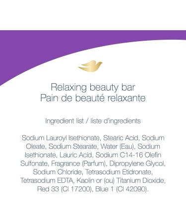 Dove Beauty Bar Gentle Skin Cleanser Moisturizing for Gentle Soft Skin Care Relaxing Lavender More Moisturizing Than Bar Soap 106 g 6 count - Buy Online on GoSupps.com