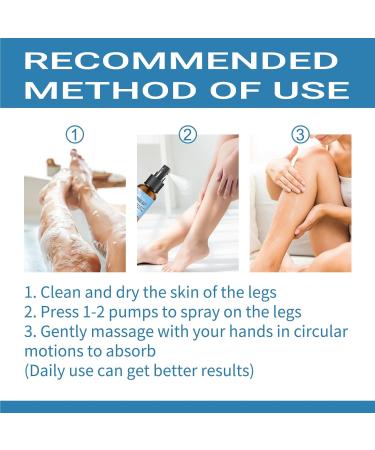 Cr me pour la peau pour les jambes am liore la circulation sanguine et soulage les gonflements liquide pour les varices soulage efficacement les gonflements - Buy Online on GoSupps.com