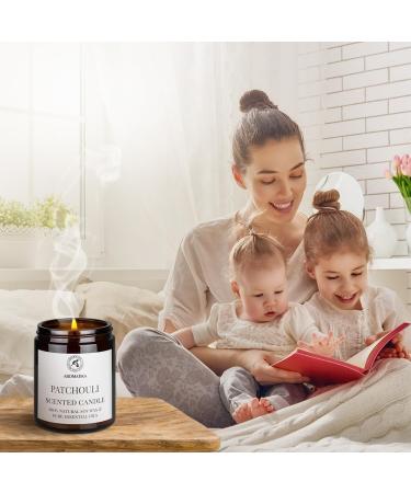 Fragrance Candle Patchouli 150g - 100% Pure Essential Oil - Aromatherapy Soy Wax Candle in Glass - Perfect Christmas & Birthday Gift - Buy Online on GoSupps.com