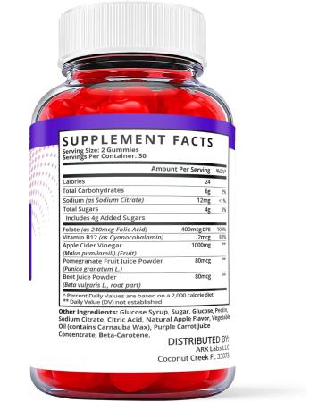 Thermo Keto Gummies - Vegan Formula with ACV & Vitamin B12 - 60 Gummies - Buy Online on GoSupps.com