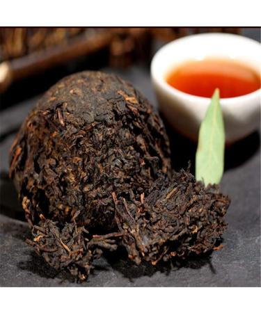 Helloyoing Pu-Erh Tea 500g - Riper & Healthy Chinese Black Tea | Premium Old Puer Boiled Shu Cha for Wellness - Buy Online on GoSupps.com