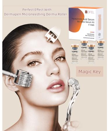 VOFEL Hyaluronic Acid Serum for Microneedling Dermapen | 4 Vials BB Glow Starter Kit - Buy Online on GoSupps.com
