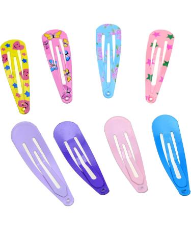 40 Pack Printed Hair Clips Girls' 2 Inch Barrettes Kids Hairpins Accessories - Buy Online on GoSupps.com