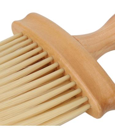 Neck Duster Multifunctional Barber Brush Neck Duster Nylon Bristles Simple Style Neck Duster with Wooden Handle Barber Brush for Hair Cutting Hairdressing Barber Shop Household - Buy Online on GoSupps.com