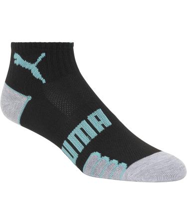 PUMA Women's 6 Pack Quarter Crew Socks 9-11 Black - Comfort and Style - Buy Online on GoSupps.com