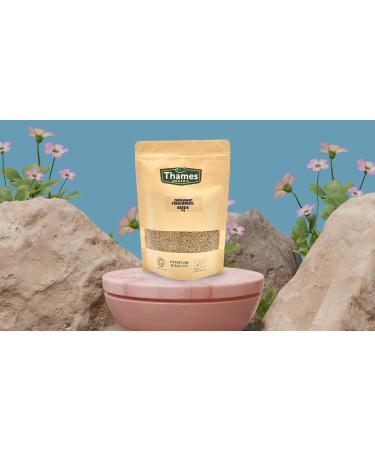 Organic Fenugreek Seeds 1kg Certified Organic Non-GMO Vegan No Additives No Preservatives Resealable Bag by Thames Organic 1kg - Buy Online on GoSupps.com