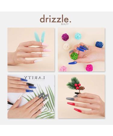 Dazzle with Drizzle Beauty Dipping Powder Nail Set - 6 Colors White, Black, Red with Tools | Perfect Gift for Women - Buy Online on GoSupps.com