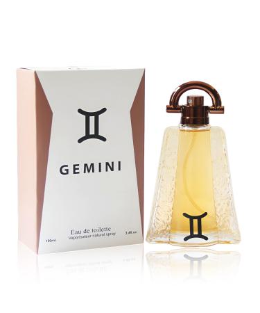 GEMINI Men's Perfume Dual-Character Men's Cologne Versatile Long Lasting Scent Perfume for MEN 3.4 Fl Oz Eau de Toilette for Day and Night GEMINI 3.4 Fl Oz (Pack of 1)