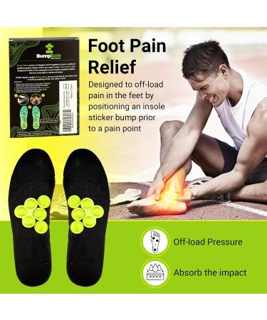 Insole Stickers by Bump Sole - Anti-Fatigue Shoe Inserts for Pain Relief & Comfort | Shock Absorption Insoles for Running & Work Boots - Buy Online on GoSupps.com