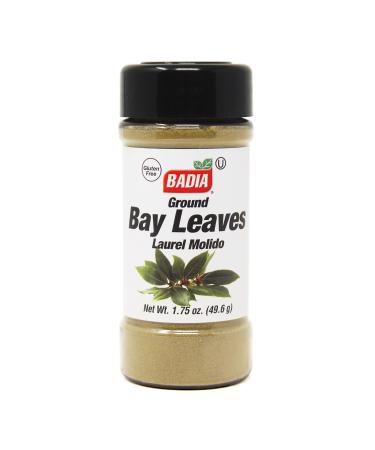 1.75 oz Jar-Ground Bay Leaves Powder / Laurel en polvo Molido Gluten Free Kosher