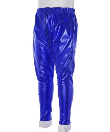 Aislor Kids Shiny Metallic Dance Harem Pant in Navy Blue - Size 9-10 Years - Buy Online on GoSupps.com