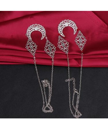 Beaupretty Hairband 2pcs - Creative Chain Elegant Headdress with Natural Crystal Stones - Stylish Forehead Hair Accessories - Buy Online on GoSupps.com
