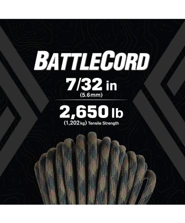 Atwood Rope MFG 5.6MM BattleCord - 2650lb Tensile Strength Woodland - 50ft - Buy Online on GoSupps.com