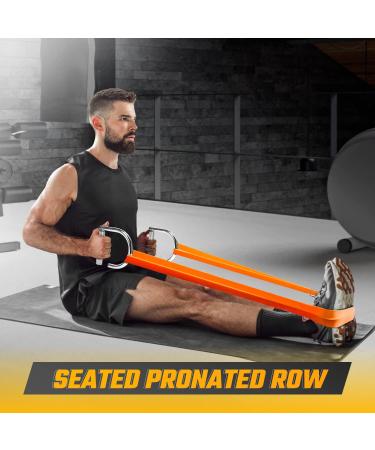 Yes4All 360 Rotation Metal Resistance Bands Handles - Heavy Duty Pull Up Handles with Extra-Gripped Knurled Surface for Home Gym Workouts - Buy Online on GoSupps.com