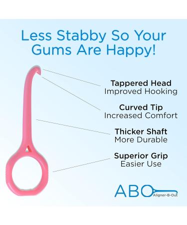 USA Made nCase Aligner-B-Out v2 | Ortho Approved Invisalign & Aligner Remover Tool | Pink 4 Pack - Buy Online on GoSupps.com