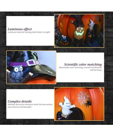 Garden Decoration Halloween Statue Resin Glowing Witch Ornament Waterproof Halloween Decoration Garden Outdoor/3245 1 - Buy Online on GoSupps.com
