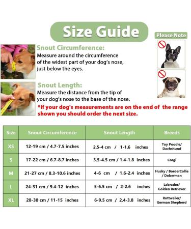 Premium Dog Muzzle for All Sizes - Prevent Biting Chewing & Eating | Adjustable Velcro Fastener - Buy Online on GoSupps.com