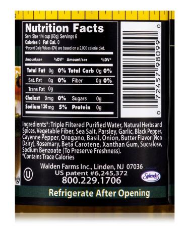 Walden Farms Garlic & Herb Pasta Sauce 12 oz - Zero Calorie, Gluten-Free Flavor - Buy Online on GoSupps.com