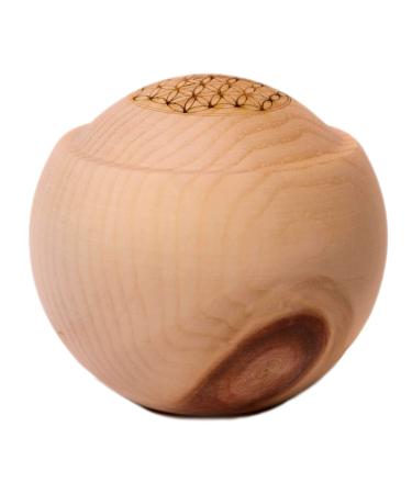 Decorative box scented eye M made of solid pine wood - fragrance dispenser for essential oils - with protection against overdose