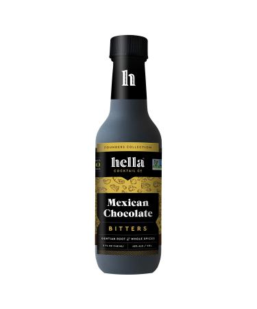 Hella Cocktail Co. Founders' Collection Mexican Chocolate Bitters (5 Fl Oz) - Craft Cocktail BittersMade with Real Cocoa and Whole Spices Mexican Chocolate 5 Fl Oz (Pack of 1)