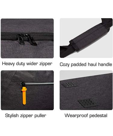 ROTOT Gym Duffel Bag with Waterproof Shoe Pouch - Weekend Travel Bag with Insulated Pocket | Black - Buy Online on GoSupps.com