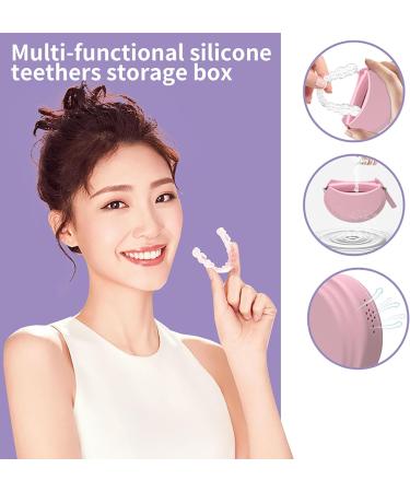 Shop Huaqgu Silicone Retainer Case Thin Mouth Protection & Aligner Etui with Lanyard Soft Blue Silicone Shell for International Shipping - Buy Online on GoSupps.com