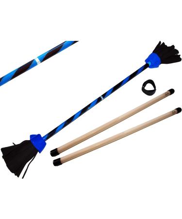 Buy Flash Per Flowerstick Set - Premium Quality Devilsticks with Silicone Grip & Suede Fringes | Ideal for Beginners & Professionals - Ships Internationally - Buy Online on GoSupps.com