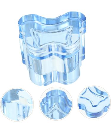 POPETPOP Manicure Thickened Butterfly Crystal Cup with Lid and Pen Wash Cup (transparent Pink) Manicure Tools Professional Mixing Cup Glass Nail Dish Manicure Nail Dish With Cover 7x5.6cm Blue - Buy Online on GoSupps.com