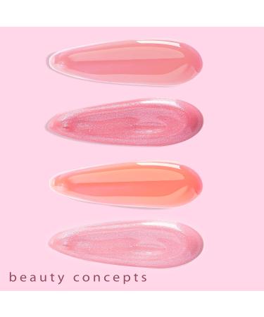 Beauty Concepts Lip Gloss Collection - 10 Piece Set in Pink and Neutral Colors - Gift Box Included - Buy Online on GoSupps.com