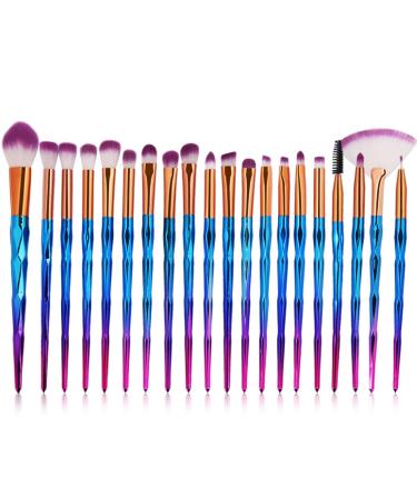 Heatigo Makeup Brush Set for Foundation Concealer Blush Lip Make Up Blending Brush and Eye Brush Set