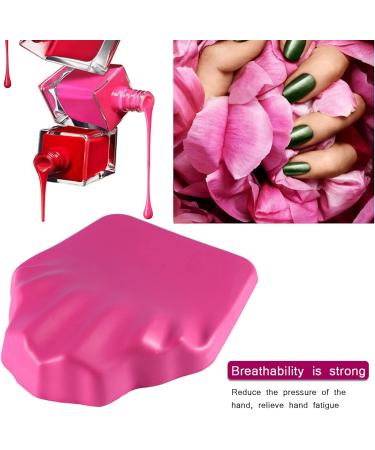 LANTRO JS Soft Anti-Skid Nail Pillow Hand Rest Holder Tool for Comfortable Manicure - Non-Toxic Durable and Environmentally Friendly - Buy Online on GoSupps.com