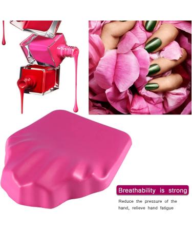 TOPINCN Nonslip Nail Art Hand Rest Holder Unique Design Manicure Care Pad for Nail Art School Durable Material - Buy Online on GoSupps.com