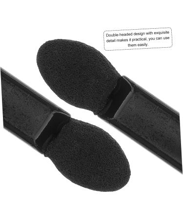 PLAFOPE 100pcs Eyeshadow Brush Kit Make up Sponges for Face Eyeshadow Sponge Short Mini Black - Buy Online on GoSupps.com