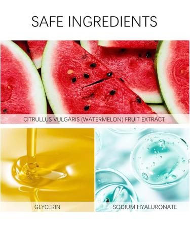 Watermelon Niacinamide Serum - Hydrating & Repair with Hyaluronic Acid Glycerin and Vitamin E - Lightweight Facial Serum & Makeup Primer Liquid Highlighter - Buy Online on GoSupps.com