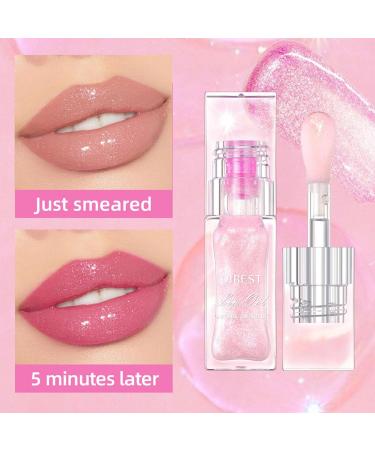 Magic Color Changing Lip Oil Boss Up Cosmetics Color Changing Lip Oil Hydrating Lip Gloss Lip Balm Transparent Lipstick Long Lasting Moisturizing Non-sticky Fresh Texture Lip Oil (2pc) - Buy Online on GoSupps.com