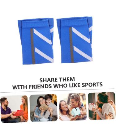 FOMIYES Men's Compression Calf Sleeves - 4 Pairs Over The Calf Socks for Sports & Running - Elastic Footless Nylon Silk Leggings for Men - Buy Online on GoSupps.com