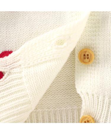 North Edge Baby Hooded Cardigan Sweater - 12-18 Months, White - Buy Online on GoSupps.com