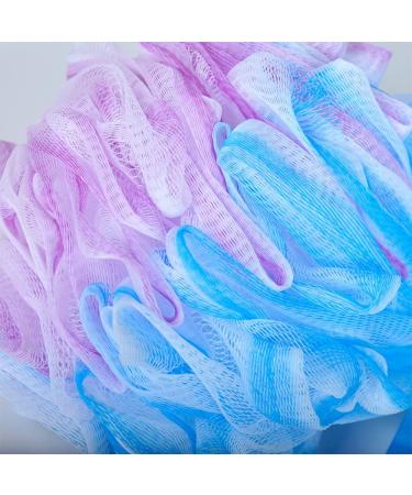 4 Pcs Exfoliating Shower Loofah Bath Sponge Set for Silky Skin - Men and Women Body Brush - Buy Online on GoSupps.com
