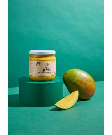 KoRo - Organic mango curry spread 12 x 380 g - For spreading & to refine dishes - Vegan & no added sugars* - Tropical fruity taste