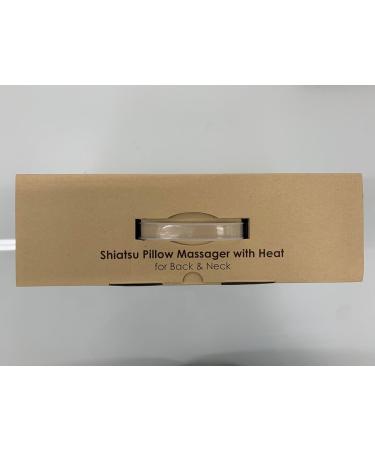 Shiatsu Massager Pillow with Heat | 3D Massage for Neck Back & Shoulders | 2 Speeds & Extension Belt | Perfect Gift for Men & Women - Buy Online on GoSupps.com