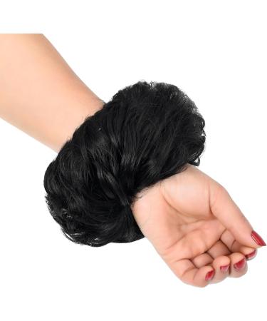 Yamel Natural Black Messy Bun Hair Extension for Women - Updo Curly Scrunchie - Buy Online on GoSupps.com