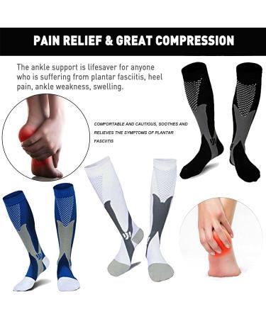 Compression Stockings & Socks for Men & Women - 4 Pairs EU 40-44 Multicoloured | FeifanShop - Buy Online on GoSupps.com