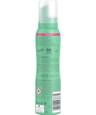 Taft Mousse Volume for Fine Hair (150 ml) Hold Level 4 Hair Mousse for Volume and Strong Hold Hair Styling with 24 Hours Long-Lasting Hold Vegan Formula - Buy Online on GoSupps.com
